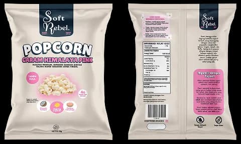 Sachet Center Seal - Soft Rebel Popcorn